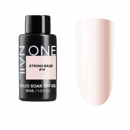 ONE NAIL   Base STRONG #14   30мл (бутылка)   База камуфлирующая густая