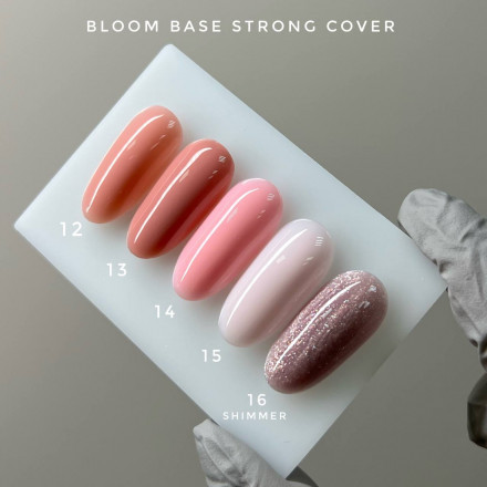 BLOOM   Base Strong COVER   #12   30мл (бутылка)   База камуфлирующая жесткая